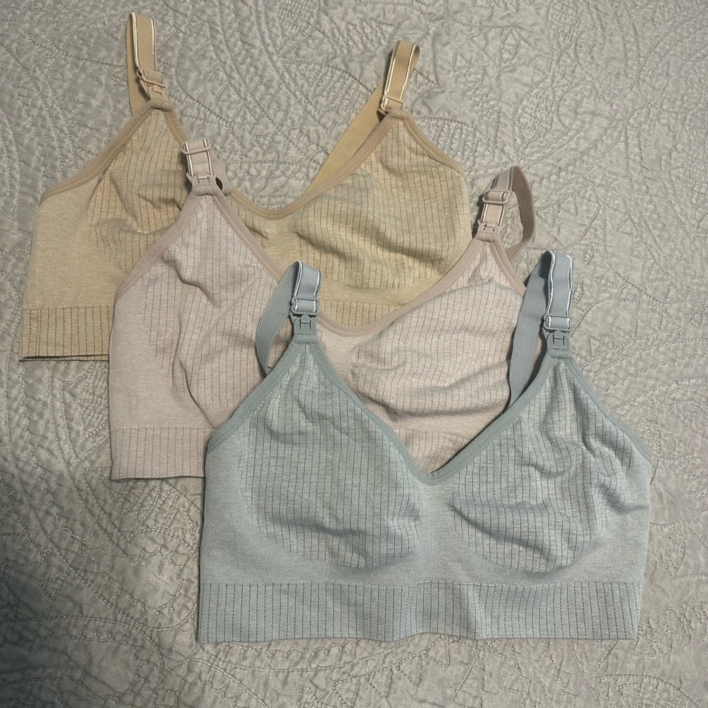 Set of 3 Nursing Bras